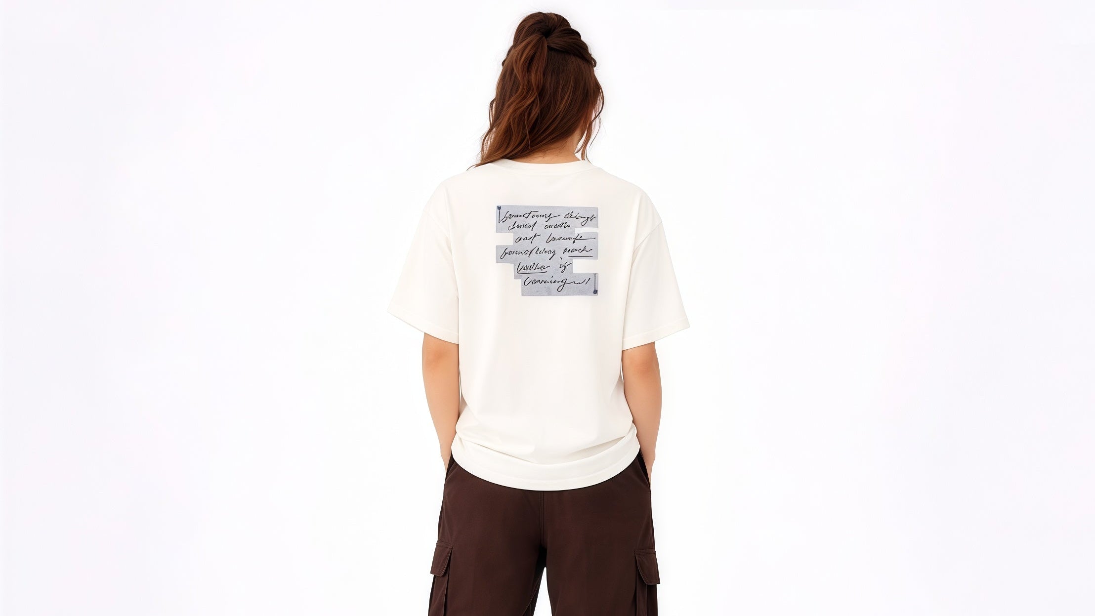 OFF WHITE TYPOGRAPHY EMBROIDERED UNISEX T-SHIRT