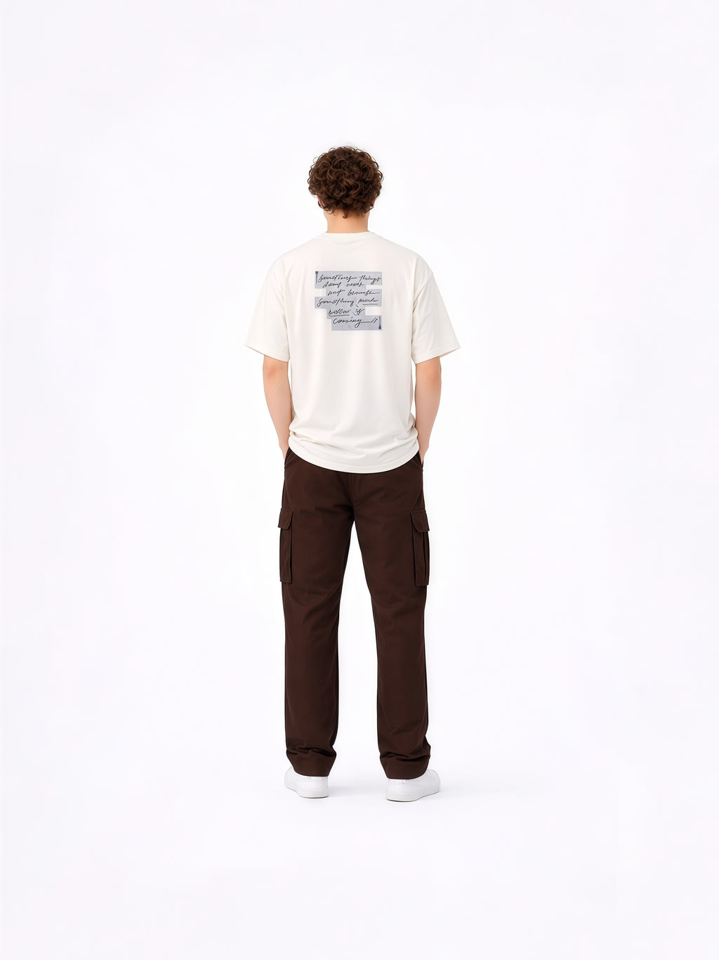 OFF WHITE TYPOGRAPHY EMBROIDERED UNISEX T-SHIRT