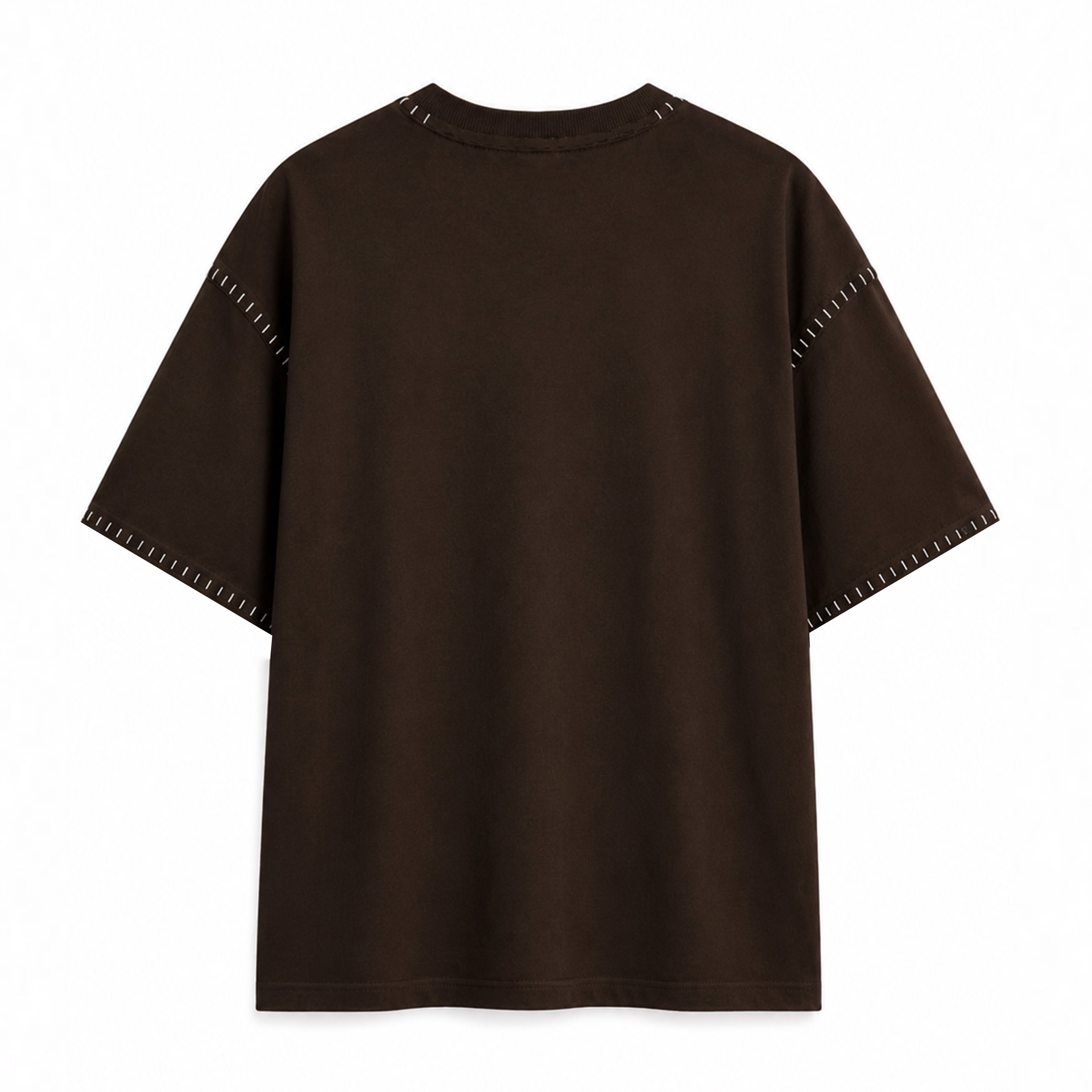 UNISEX OVERSIZED STITCH DETAIL TEE