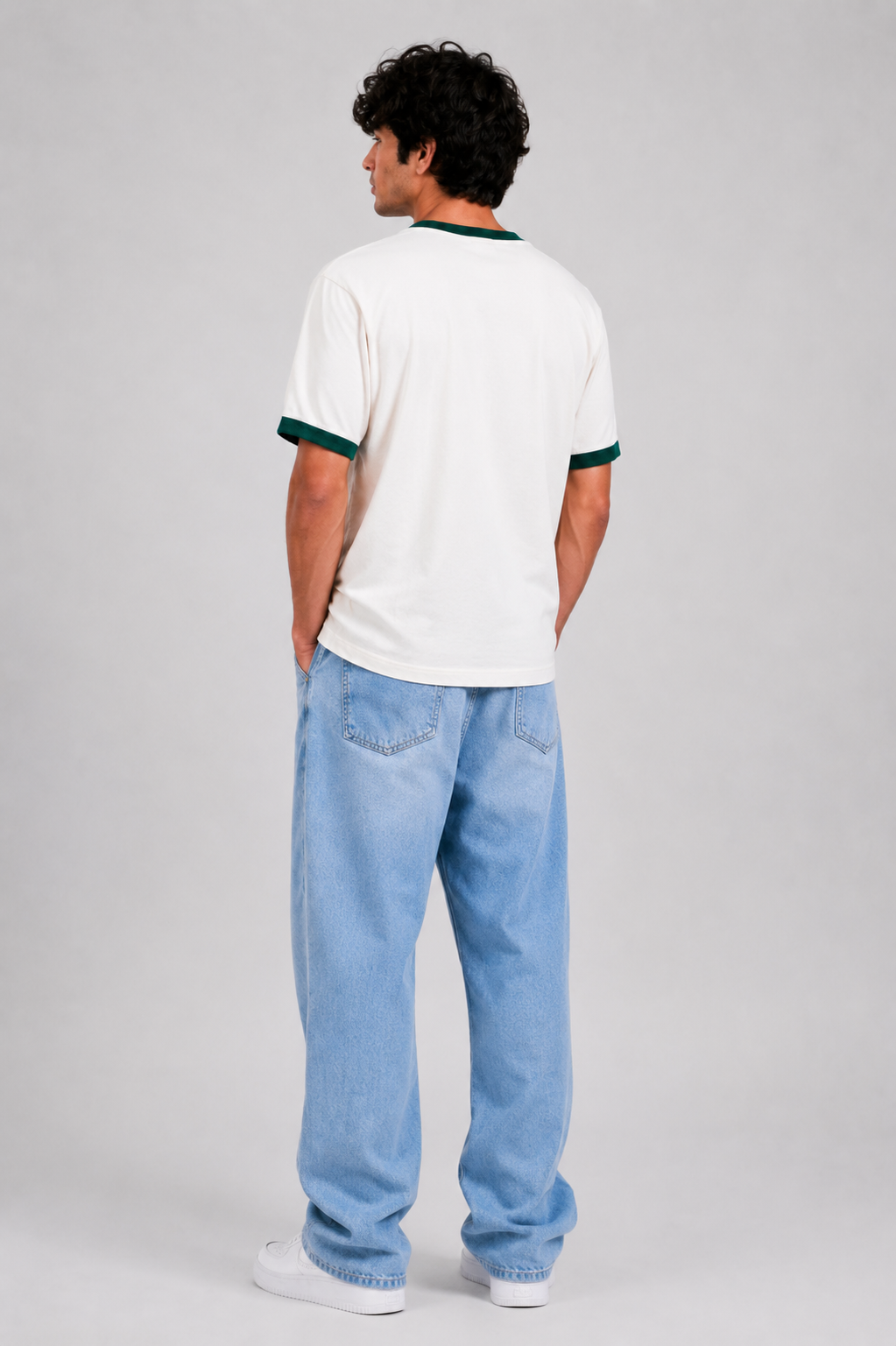 OFF WHITE RINGER TEE